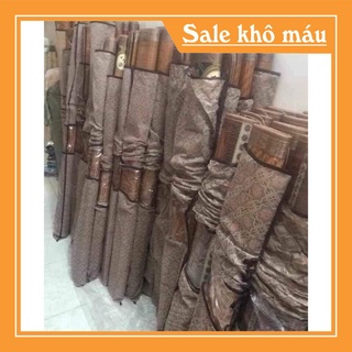 Chiếu Trúc Tăm Vân Gỗ Mùa Hè Mát Lạnh (m6x2m - m8x2m)