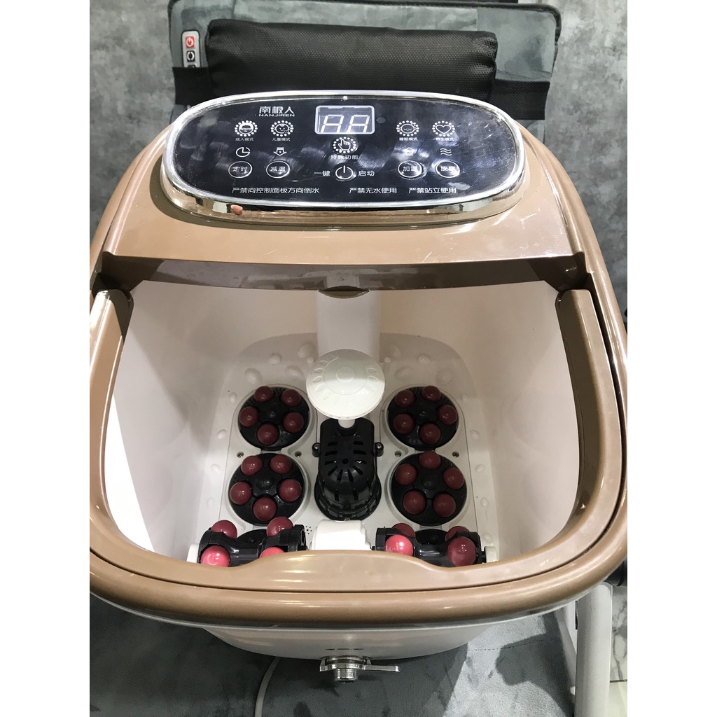 Bồn Ngâm Chân Massage Tự Động Bằng Điện, Máy Ngâm Chân Hp38 Sưởi Ấm Xoa Bóp Chữa Sưng Tấy