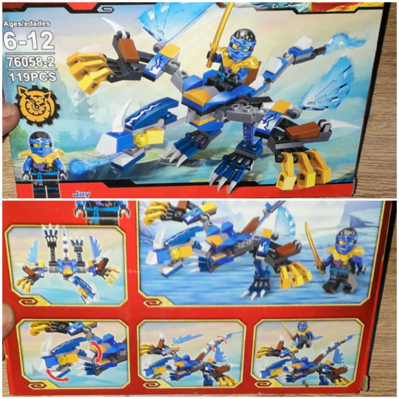 Lắp ráp LegoNinjago Cưỡi Phụng Hoàng 76058 có từ 119 chi tiết