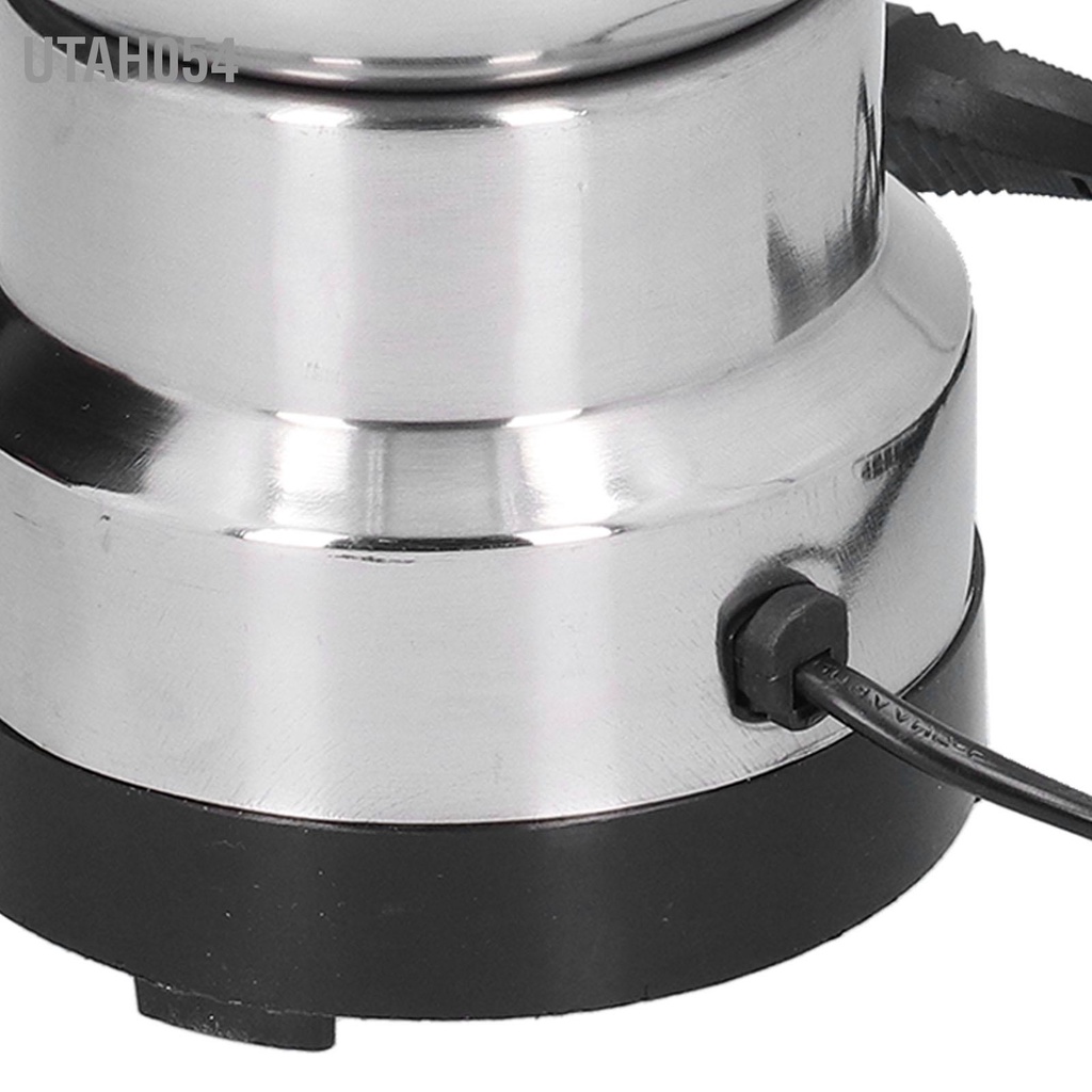 [Hàng HOT] 220V Máy xay cà phê hạt tiêu hạt ngũ cốc đa năng mini bằng thép không gỉ EU Plug【Utah054】