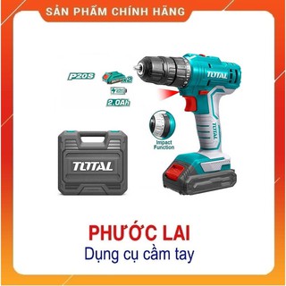 20v máy khoan búa dùng pin total tidli200215