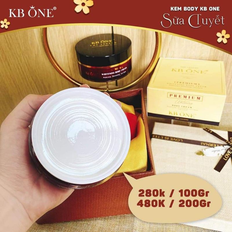 [Chính hãng ] Kem Body Sữa Tuyết KBone 100gr