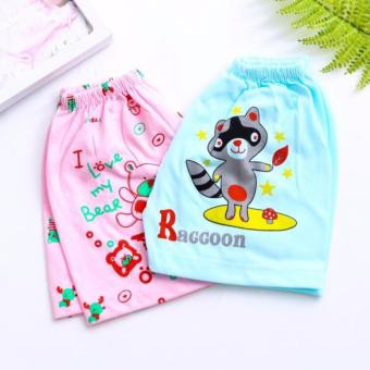 Combo 10 quần đùi cotton in hình cho bé