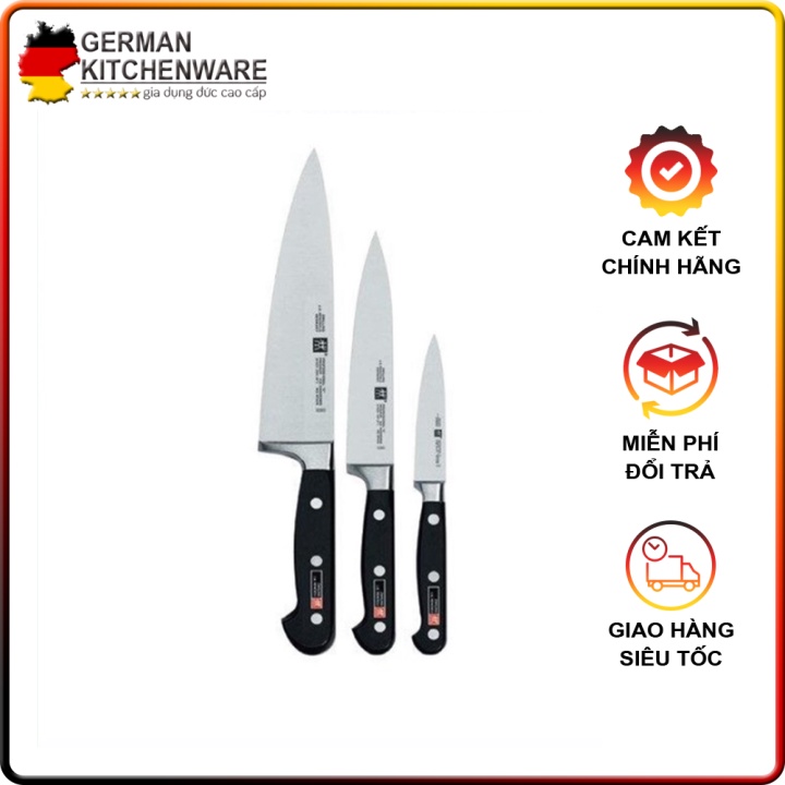 Set dao, bộ dao Zwilling professional S, Made in Germany hàng chính hãng