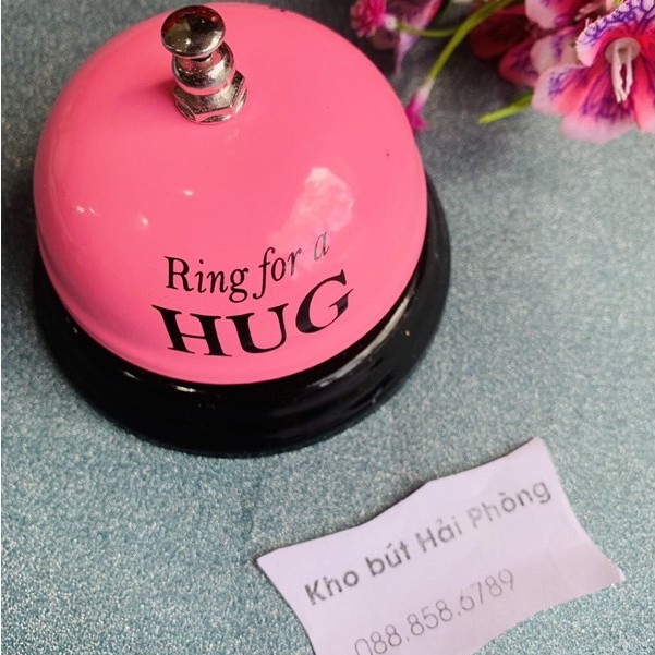 Chuông bấm để bàn kim loại, dụng cụ dạy học