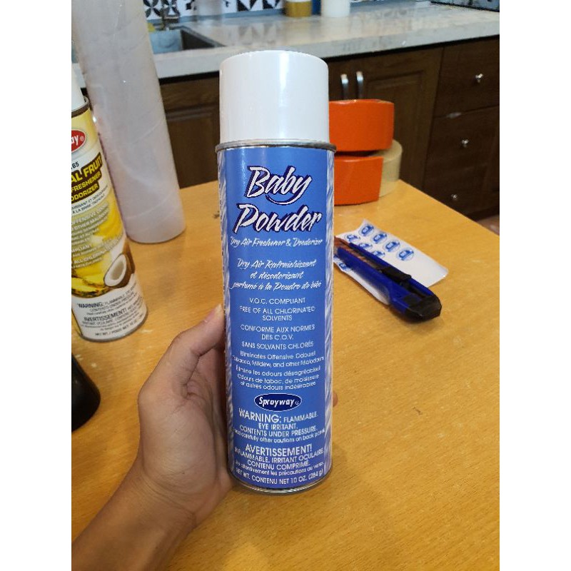 Xịt Phòng Sprayway Baby Powder Hương phấn trẻ em (USA)