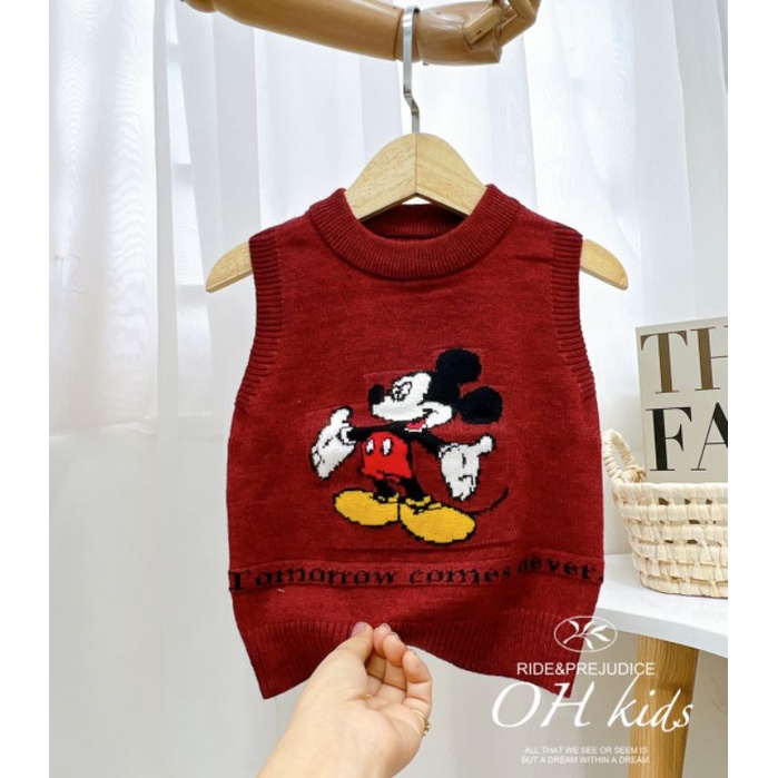 Áo ghile len QC siêu mịn cho bé trai (chọn mẫu)