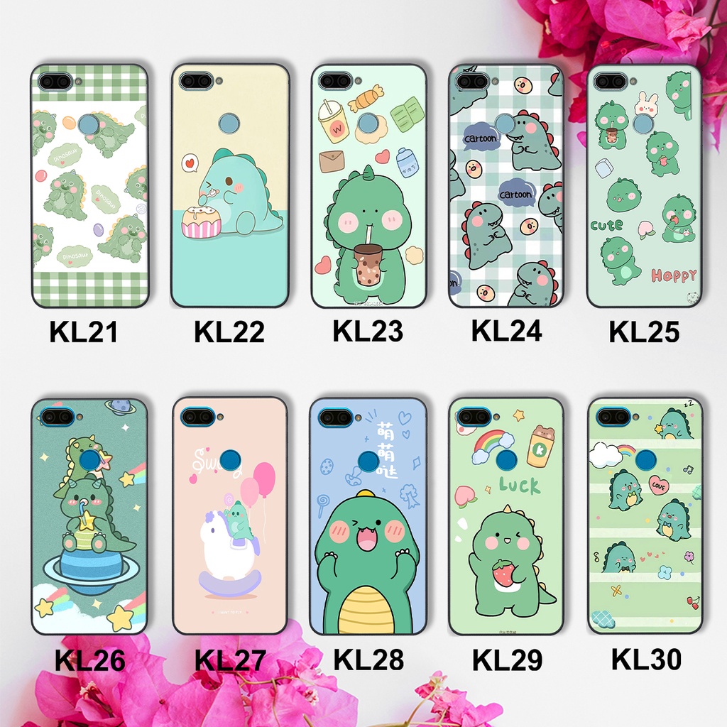 RẺ⚡Ốp lưng OPPO A12 in hình chibi khủng long dễ thương