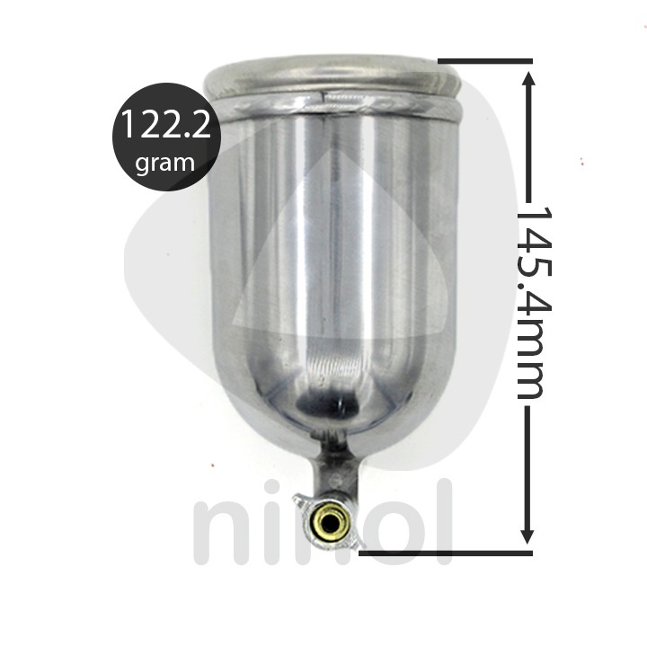 Lon phun sơn inox/nhôm dung tích 300cc, 400cc