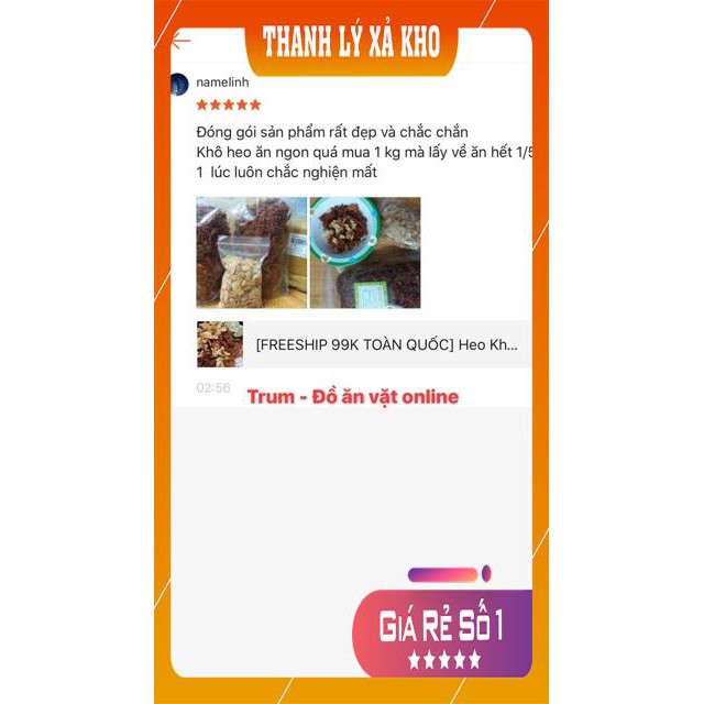 (SIÊU SỐC) 1kg Heo Khô Cháy Tỏi loaị 1 | BigBuy360 - bigbuy360.vn