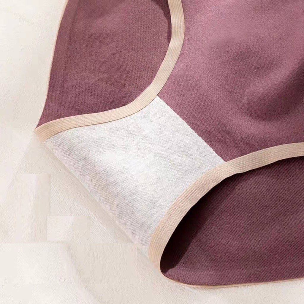 COMBO 5 Quần lót nữ O2 Cotton Kháng khuẩn Ép Không Đường May - SÉT 5 QUẦN COTTON Y TẾ O2