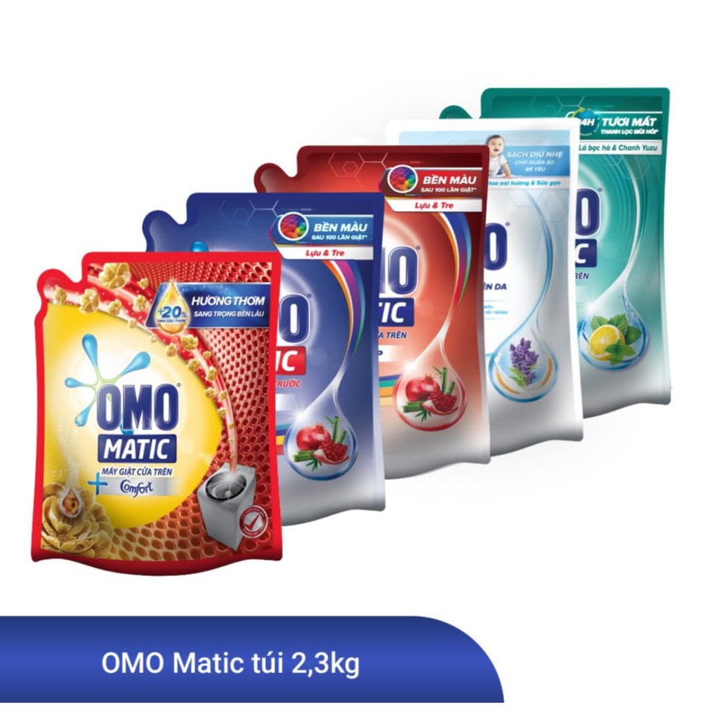 nước giặt omo matic 2.3kg