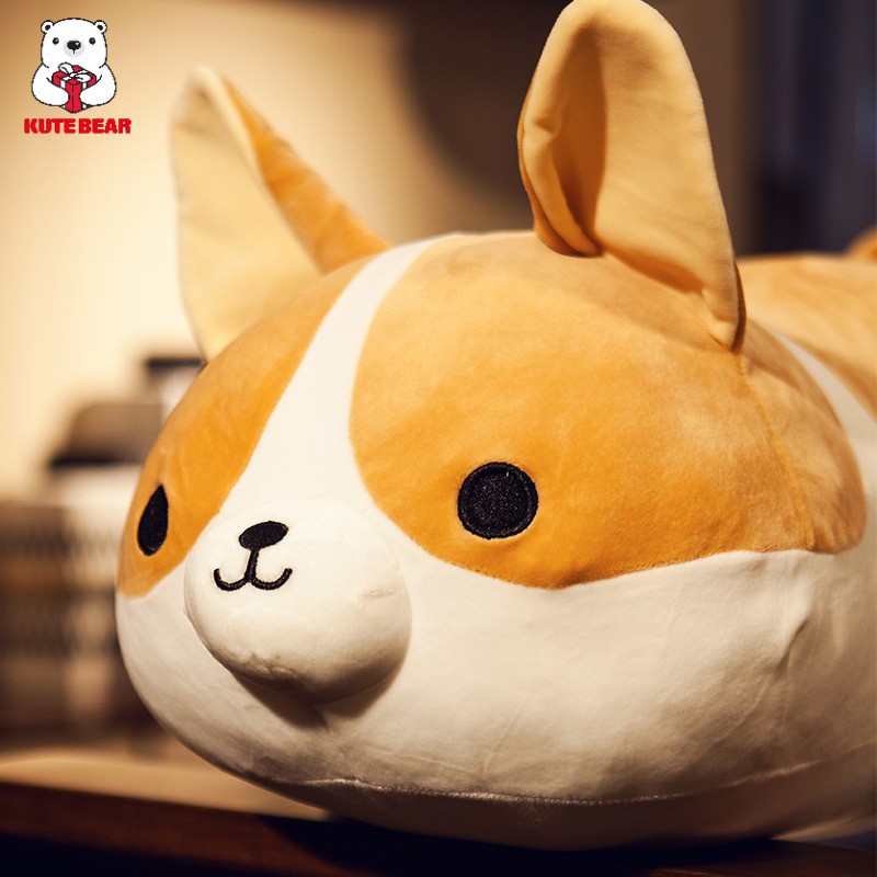 Gấu Bông Cún Con Corgi đáng yêu - Quà Tặng Giáng Sinh Noel Size ~45cm - Kute Phô Mai Que