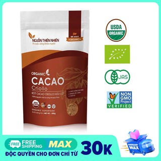 X2 Gói Bột Cacao Nguyên Chất 100% Criollo Amazon Peru - Organic