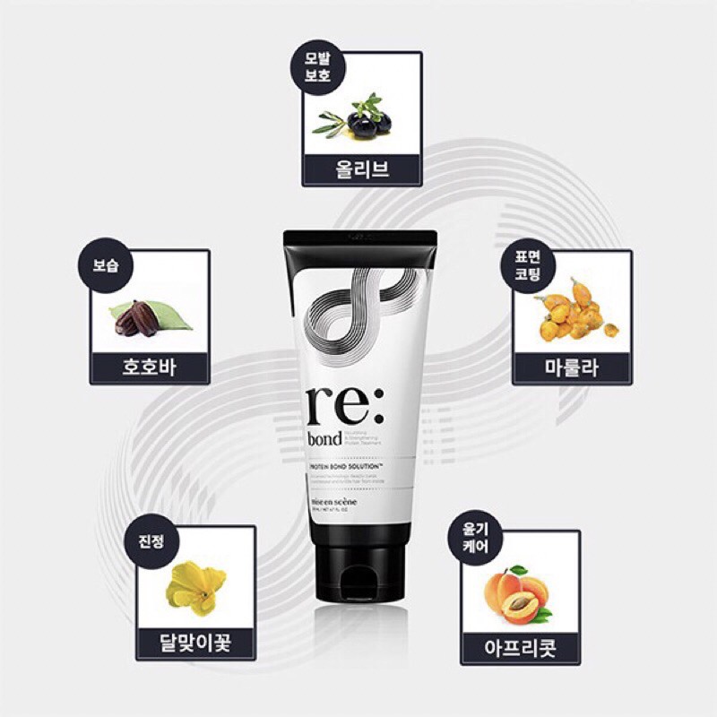 Dầu gội - kem xả dưỡng tóc Mise En Scene Re:Bond Rebond 100ml Hàn Quốc | BigBuy360 - bigbuy360.vn