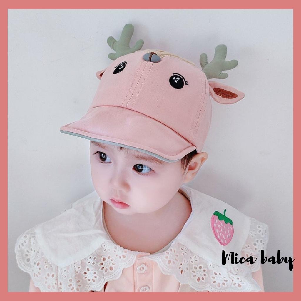 Mũ lưỡi trai hình nai dễ thương cho bé MH119 Mica Baby