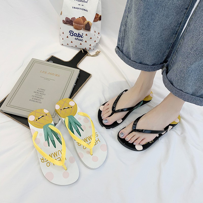 Dép tông xỏ ngón nam nữ quả dứa
