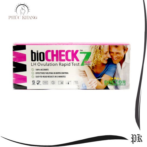 Que Thử Rụng Trứng BioCheck Test Hộp 7 Test