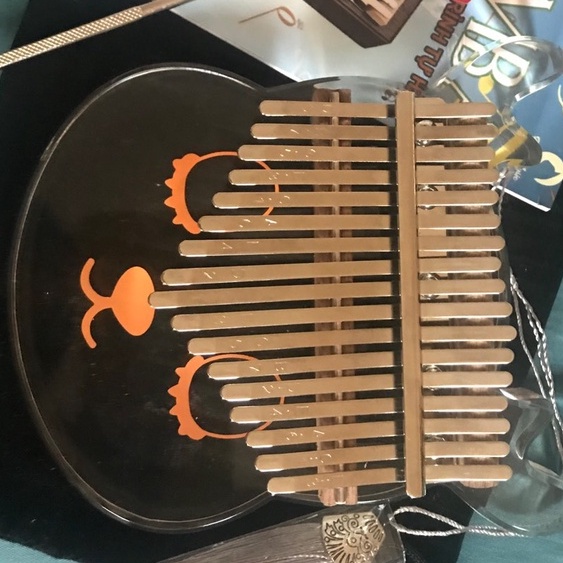 Kalimba Pha Lê Trong Suốt - Kalimba Đầu Hươu Hope Music HP-02 - Tặng Full Phụ Kiện