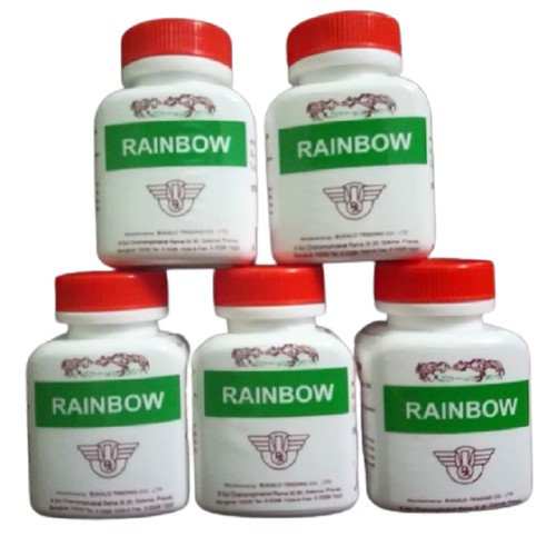 thuốc gà đá- RAINBOW-  [ COMBO 5 LỌ  x 100 VIÊN ]   -NUÔI TĂNG CƠ BẮP CHO GÀ ĐÁ