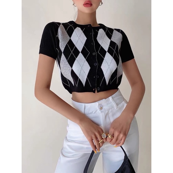 ÁO LEN CROTOP HOẠ TIẾT QUẢ TRÁM