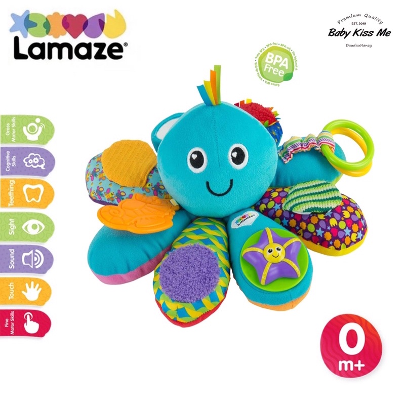 Đồ Chơi Khám Phá Các Kỹ Năng Cho Bé - TOMY Lamaze Octivity Time - Bạch Tuộc Khám Phá Các Giác Quan