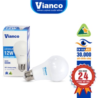 Bóng Đèn Led Bulb Tròn VIANCO Tiếm Kiệm Điện Năng, Thiết Kế Nhỏ Gọn, Bảo Hành 24 Tháng 1 Đổi 1