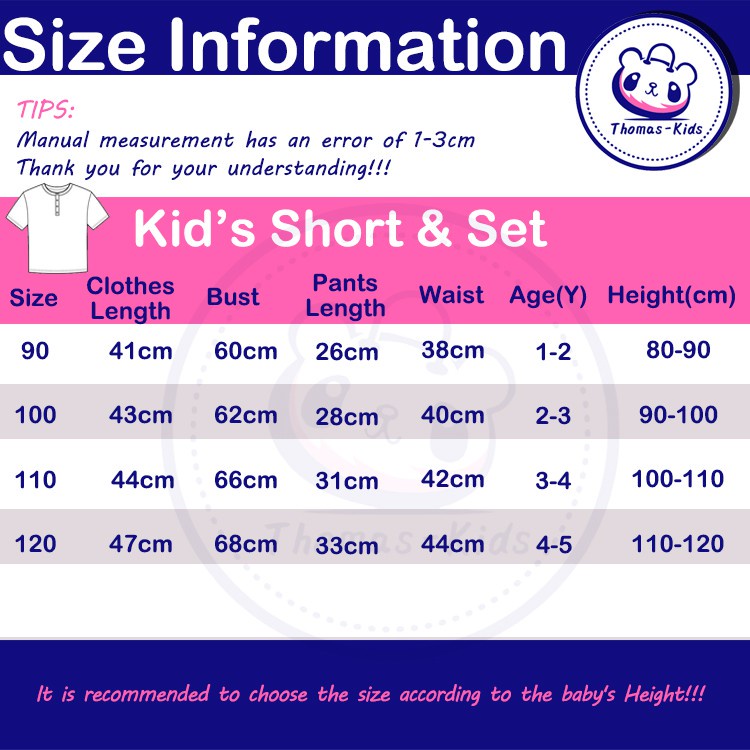 Set áo thun tay ngắn và quần Short họa tiết hoạt hình cho bé trai D118