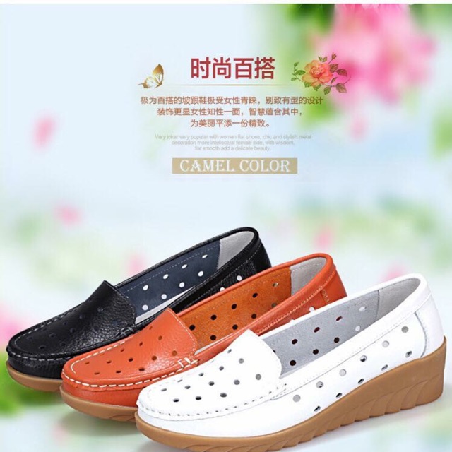 Giày moca nữ hàng quảng châu | BigBuy360 - bigbuy360.vn