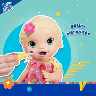 Bé lily tập ăn dặm của baby alive full hộp - ảnh sản phẩm 2