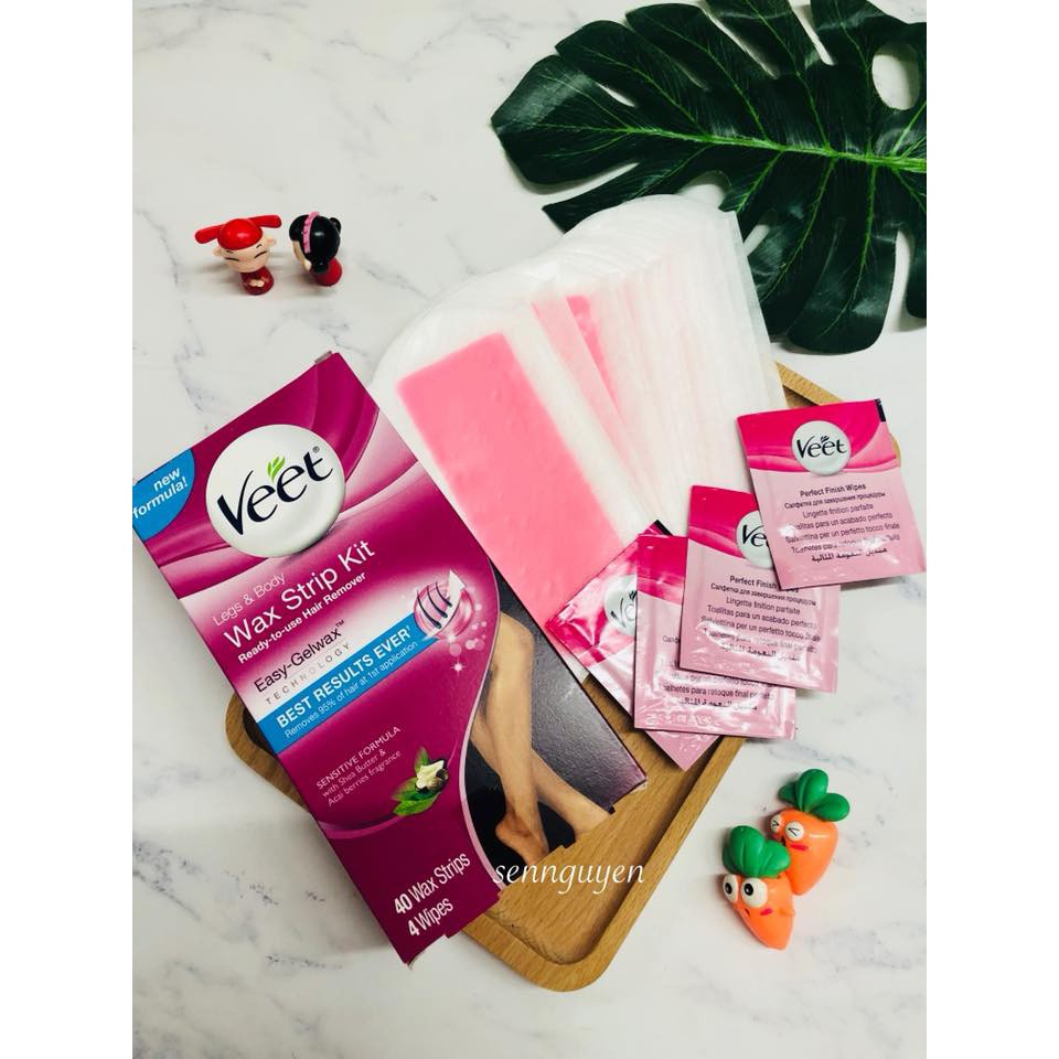 Miếng dán Wax lông Veet Leg & Body. | BigBuy360 - bigbuy360.vn