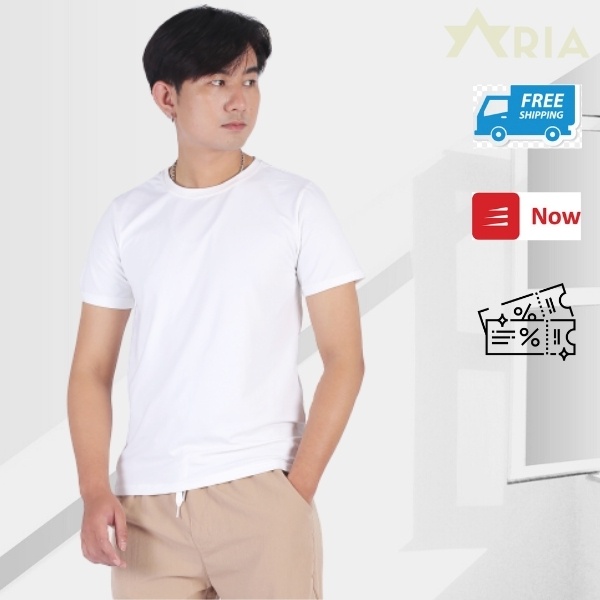 Áo phông nam tay ngắn BASIC MAN vải cotton bông cổ tròn form rộng thoáng mát - APN BM 001