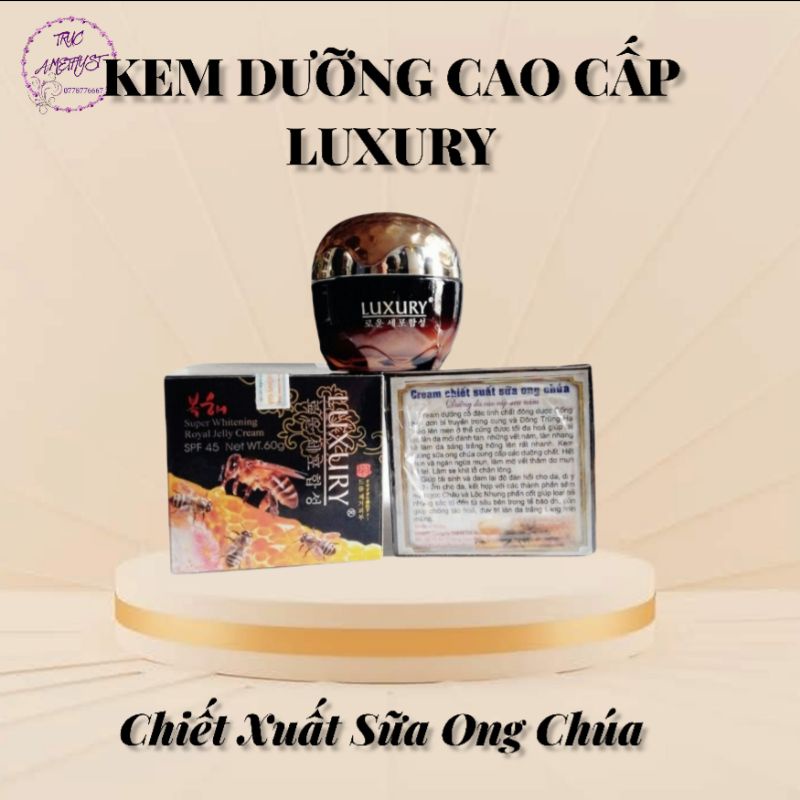 KEM TRẮNG DA LUXURY CHIẾT XUẤT SỮA ONG CHÚA