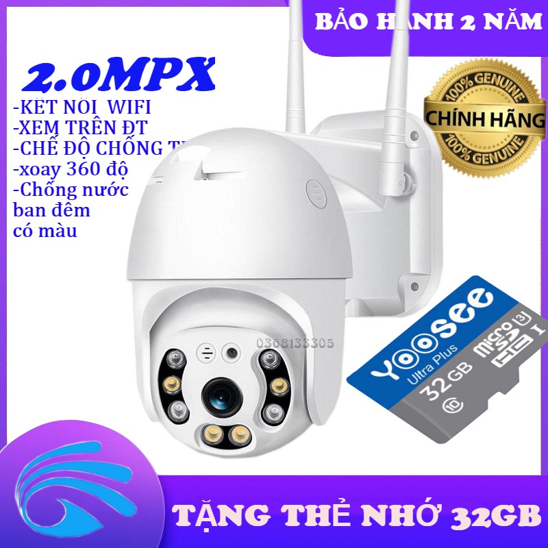 (Trợ giá) Camera yoosee chống nước 2.0mpx | BigBuy360 - bigbuy360.vn