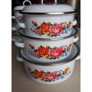Bộ 3 nồi tráng men