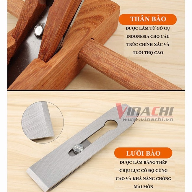 Bào Gỗ - Bào Gỗ Cầm Tay, Máy Bào Mịn Tất Cả Các Loại Gỗ - 1 Cái