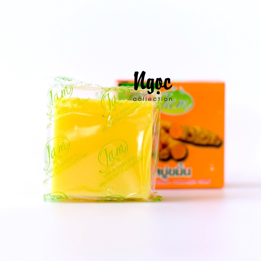 Bộ 12 Bánh Xà Bông Nghệ Jam Thái Lan 60g