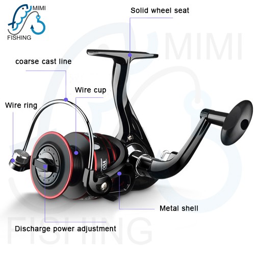 Máy câu cá Full Kim Loại QE-QIDA 3000