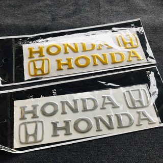 Bộ tem dán nổi chữ HONDA SIÊU CHẮC (CHỮ+LOGO).