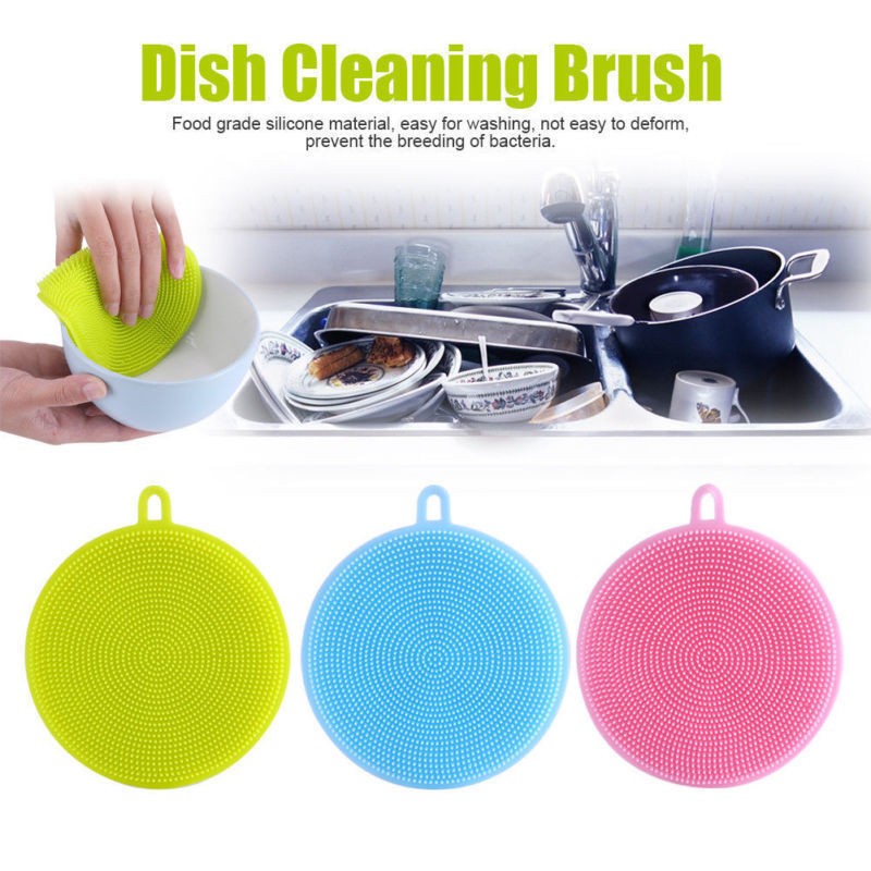 1 Miếng Silicone Rửa Chén Tiện Lợi