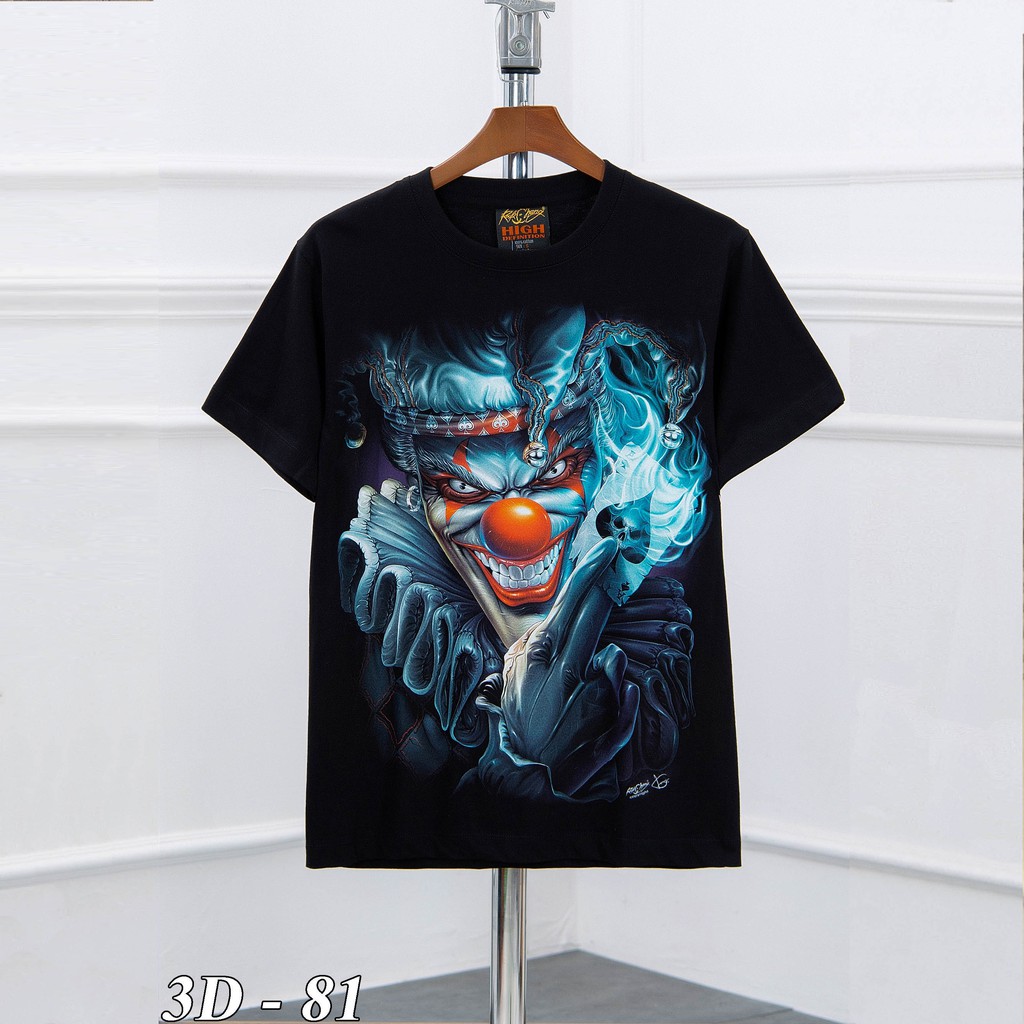 [Nhập thái lan - bảo hành hình in 12] Áo phông thun nam nữ in hình 3D thái lan cao cấp - phát quang - A3D81