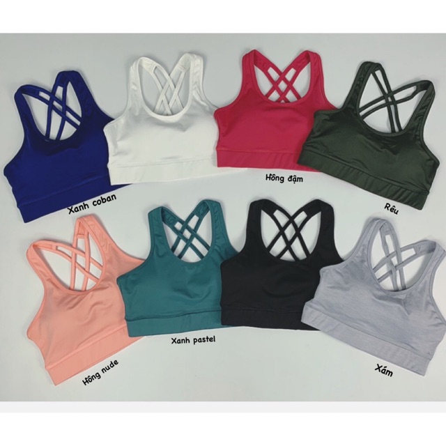 ÁO BRA TẬP GYM CHÉO LƯNG