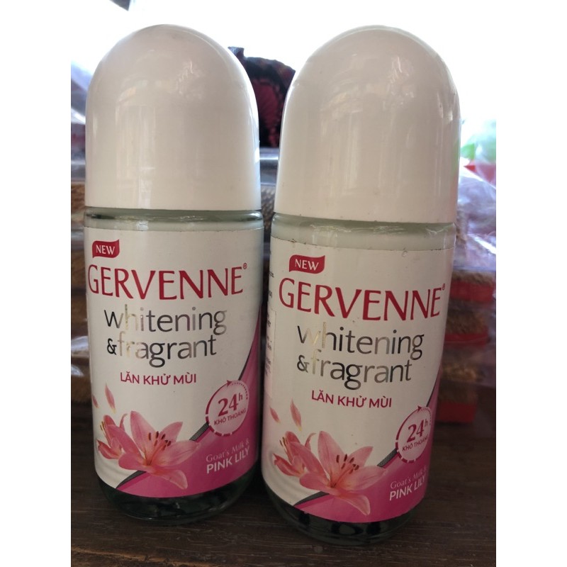 Lăn khử mùi hương nước hoa Gervenne 50ml tặng xà bông tắm 90g