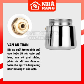 Bình Moka pha cà phê, bình pha cà phê áp suất | Cafe Nhà Rang