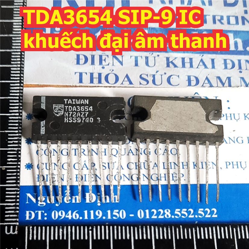2 con TDA3654 TDA3654Q 3654 SIP-9 IC khuếch đại âm thanh, tháo máy kde1567