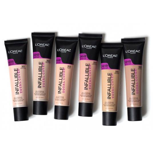 Kem nền LOREAL infinnible total cover 302-303-304