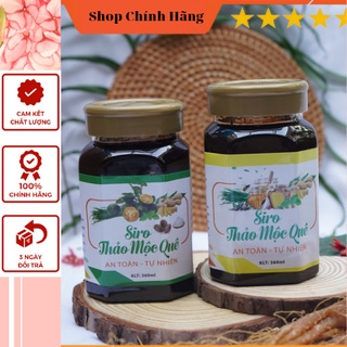 Siro ho quất húng chanh đường phèn mật ong Thảo Mộc Quê