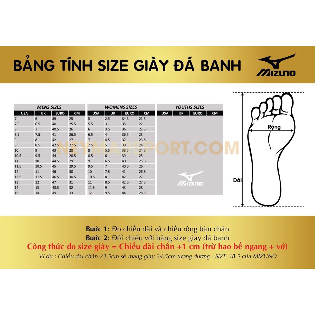 Giày Mizuno Monarcida Neo Select As Màu Xanh Biển Trắng - P1GD202501