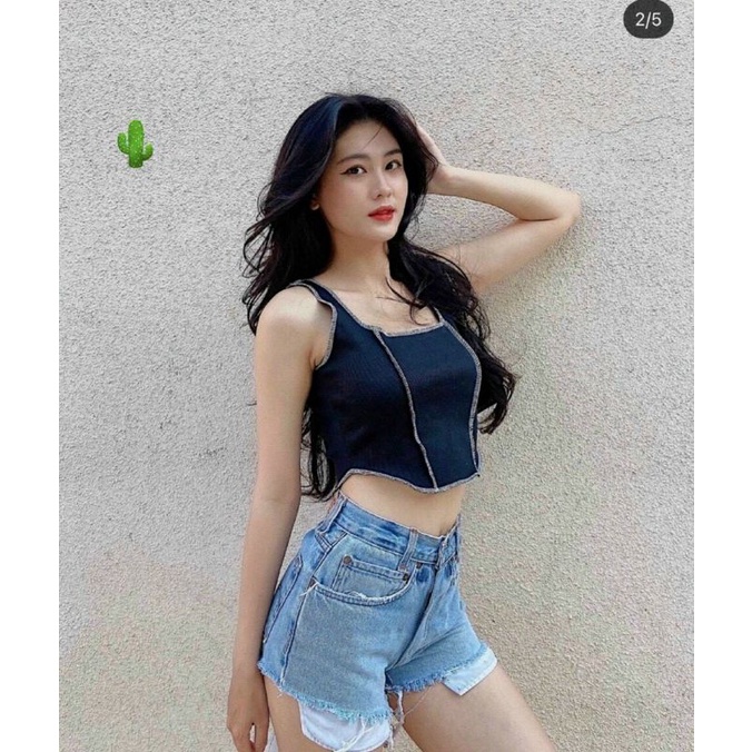 Áo ba lỗ viền nổi bần bật