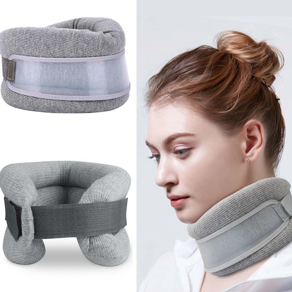 Gối Xốp Mát Xa Điều Chỉnh Tư Thế Cổ 2 Trong 1 Thoáng Khí